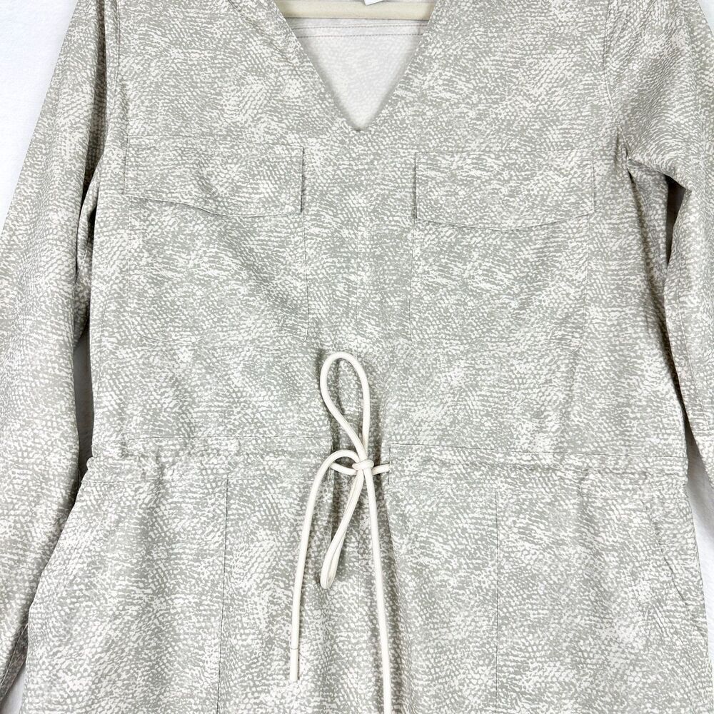 Athleta Zuma Printed Shirtdress Viper Grey Size XS Athletic Athleisure Travel - Picture 8 of 12